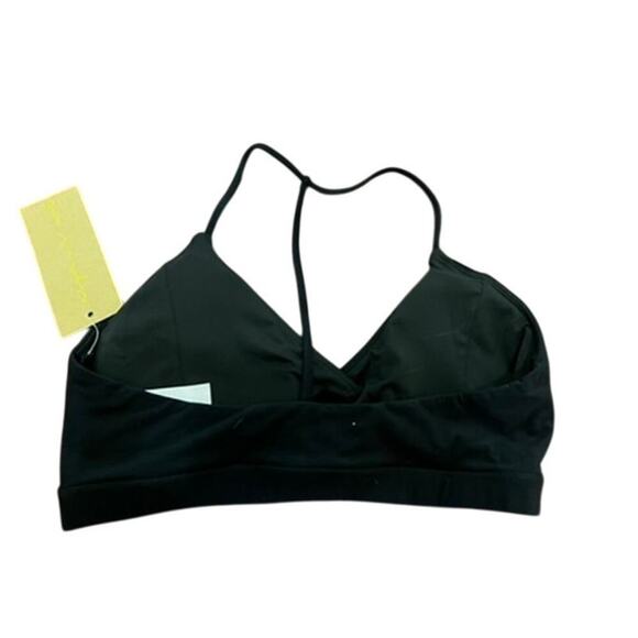 NWT Niyama Sol Criss Cross bra Noir black activewear yoga size M/L - Picture 3 of 5